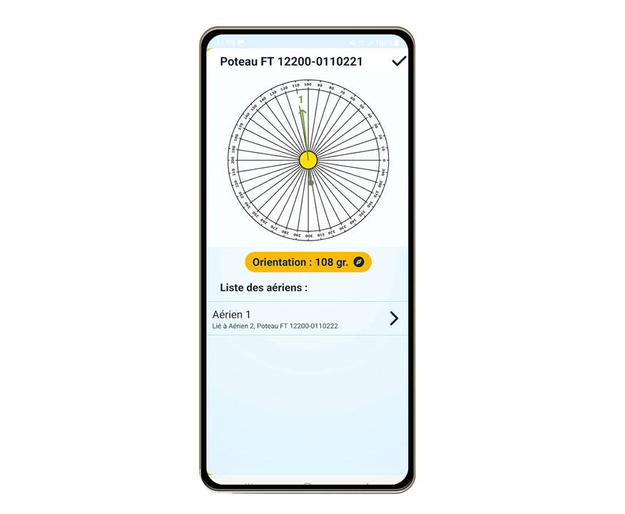 relevé d'appui aérien ftth